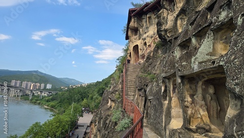Thousand Buddha Cliff in China