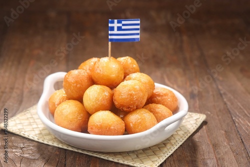 Loukoumades, luqaimat or lokmais eastern cuisine donunts popular during Ramazan