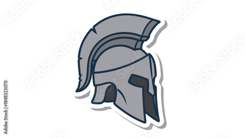Spartan Helmet Vector Icon