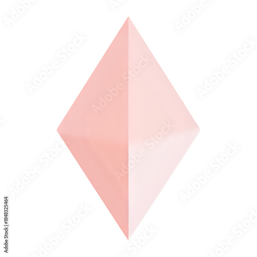 A pink kite flying in the sky with a white background and a subtle gradient effect
