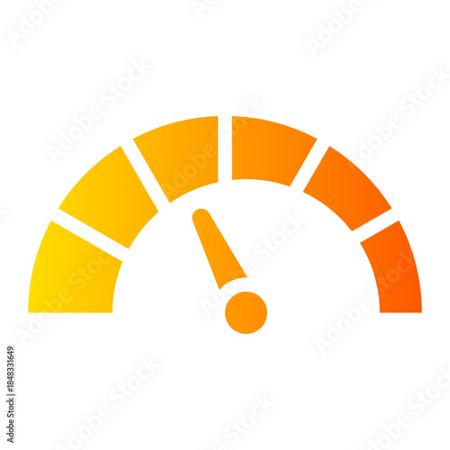 speed gradient icon