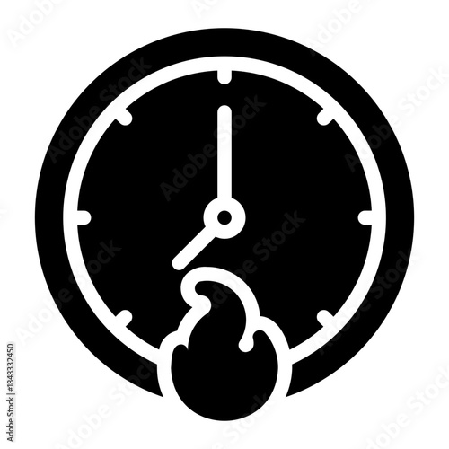 deadlines glyph icon