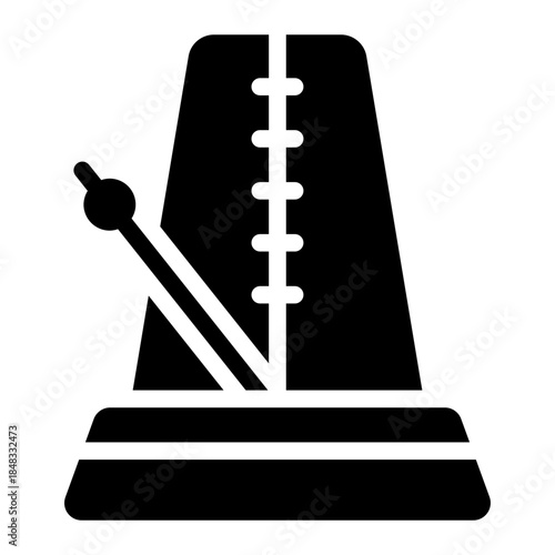 metronome glyph icon