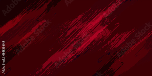 Modern abstract red effect pattern gradient grunge texture background. Dots pop art comics sport style illustration grunge speed lines Futuristic technology corporate concept