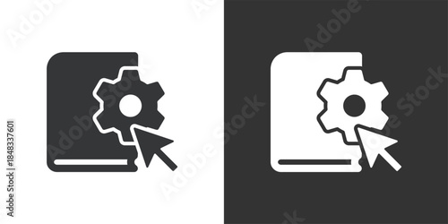 User Manual icon. Solid glyph series icon
