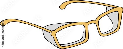 花粉保護メガネ単色