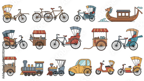 Vintage vehicles collection