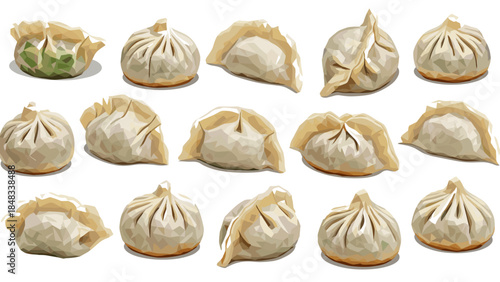 Collection of various dumplings