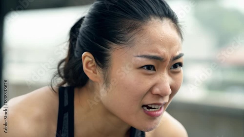 Wallpaper Mural Dynamic fitness training showcasing athlete's determination, intense workout, motivation, and energy for achieving strength, endurance, and performance goals Torontodigital.ca