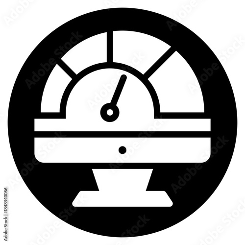 computer glyph icon