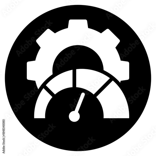 gear glyph icon