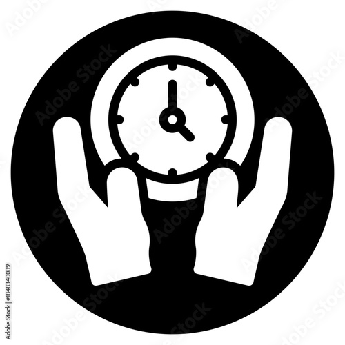 hands glyph icon