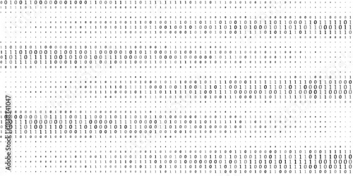Abstract digital background with ones and zeros. Vector graphic pattern with binary code