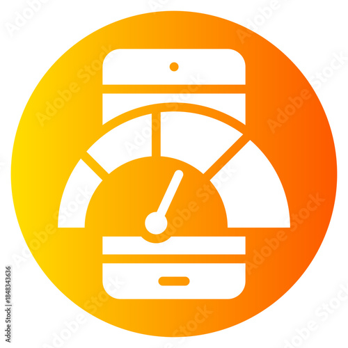 smartphone gradient icon