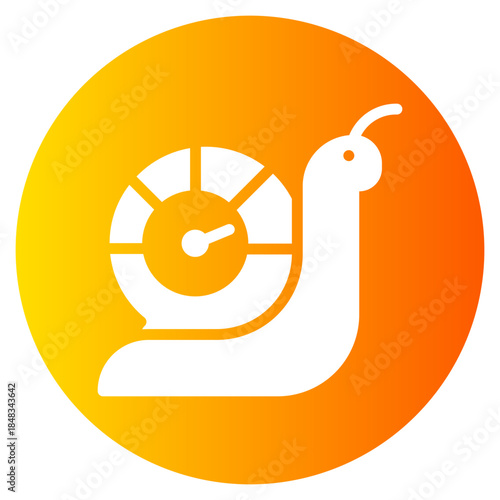 snail gradient icon