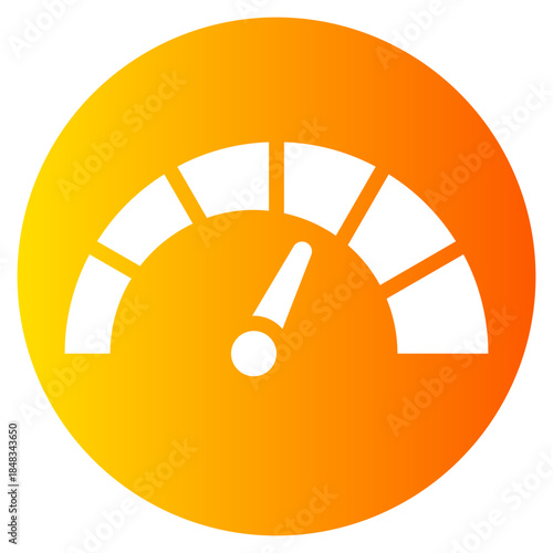 speed gradient icon