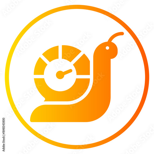 snail gradient icon