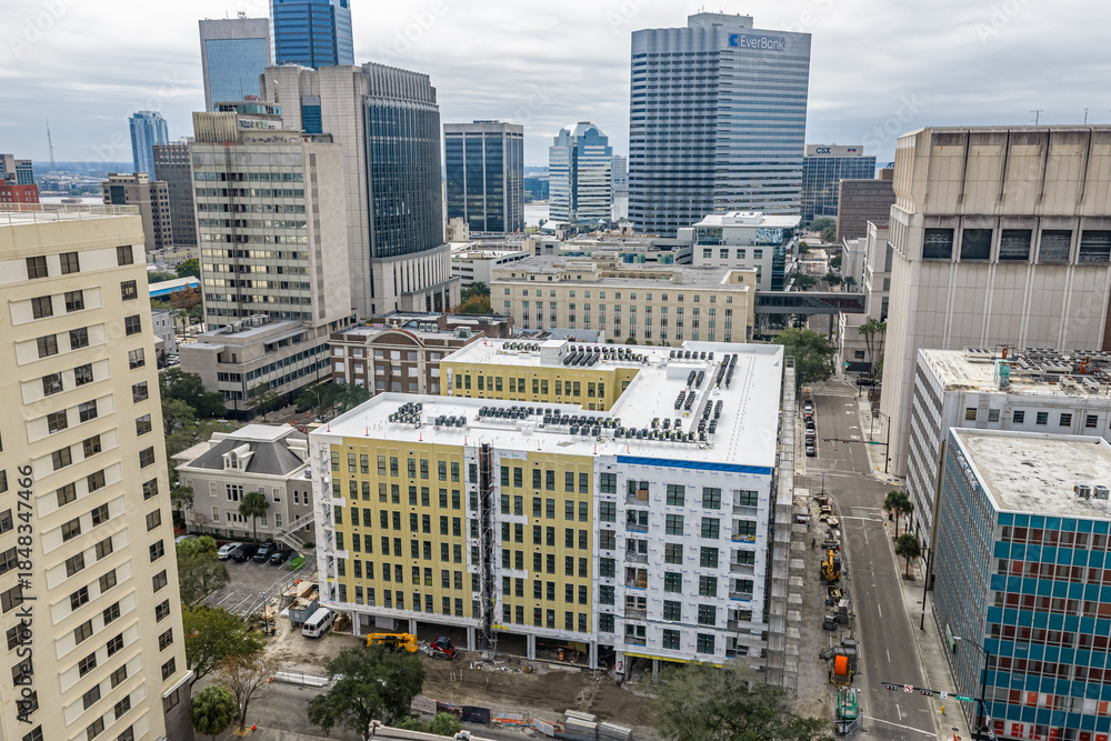 Fototapeta premium downtown jacksonville, florida