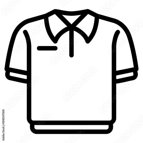 Polo shirt icon