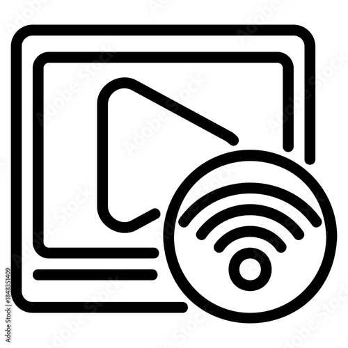 Live streamings icon