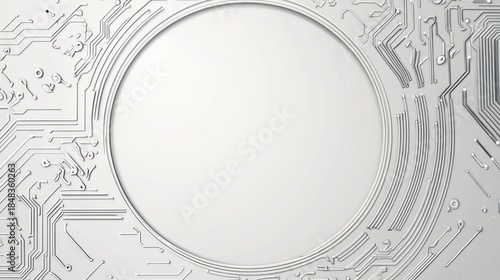 Abstract Circuit Board Background for Technology Concept