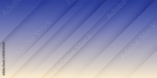Geometric Diagonal Stripes Gradient Background in Blue and Beige Tones for Design Projects eps10