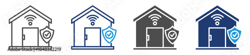 home security icon sheet multiple style