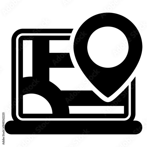 Online map icon