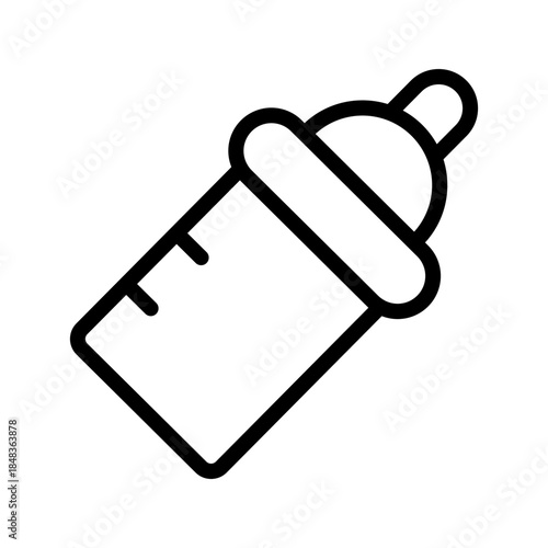 Essential Baby Feeding Bottle icon set for infant nutrition, childcare apps, and UI design