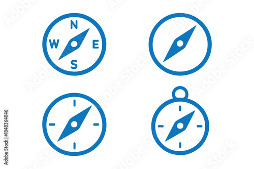 compass rose vector, navigation icon design, direction symbol illustration, travel compass icon, exploration vector art, wind rose design, north south east west symbol, compass silhouette vector, map