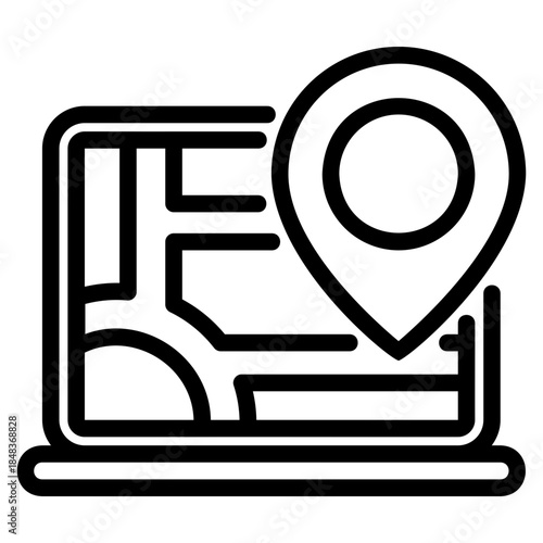Online map icon
