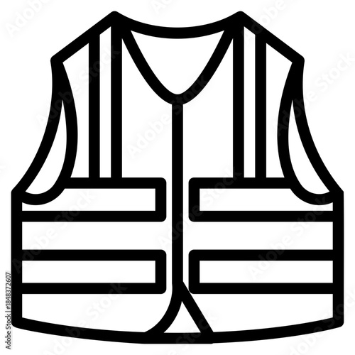 Reflective vest icon