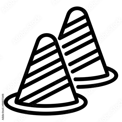 Traffic cone icon