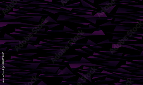 Background with abstract forged carbon fiber vector pattern with randomly arranged dark purple and black fragments, creating a modern and futuristic texture.	