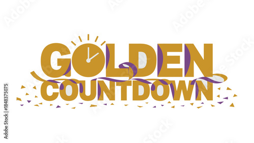 Golden Countdown: A captivating countdown graphic, designed in elegant golden hues, invites anticipation for a special occasion. Its design evokes excitement and marks the passage of time.
