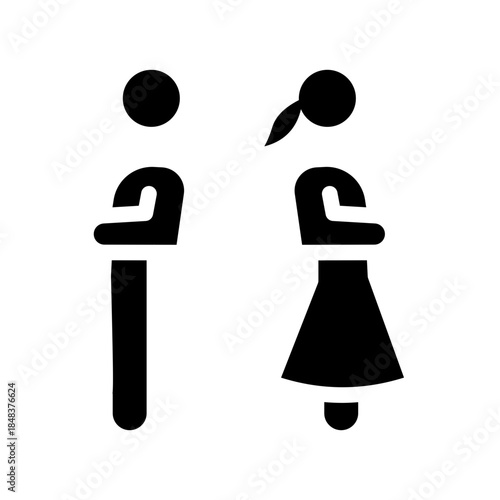 Angry Couple Icon design