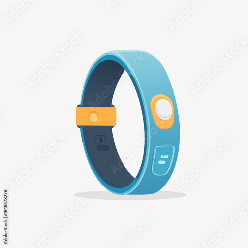 Modern smartwatch with sleek design and vibrant colors on wrist