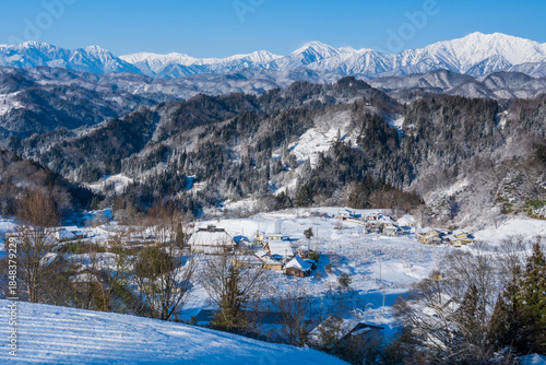 雪国　長野県小川村