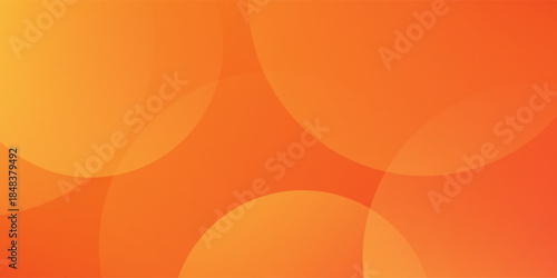 Minimal geometric background. Orange elements with fluid gradient. Dynamic shapes composition. Eps10 vector