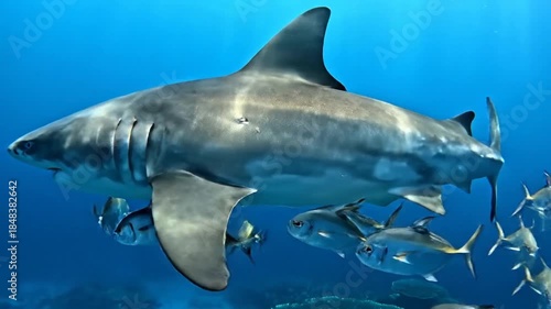 Abstract Magnificent Underwater View Of Background