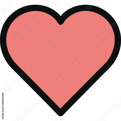 Red Heart Shape