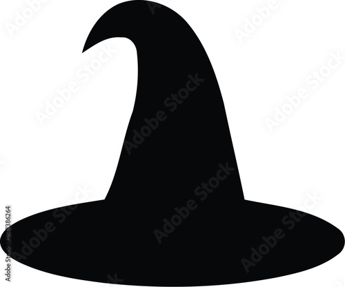 Mystical Witch Hat Silhouette for Halloween Decor