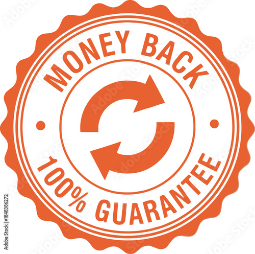 Money Back Guarantee Seal for Service Trust