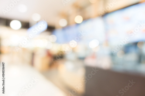Wallpaper Mural Abstract blur shopping mall Torontodigital.ca