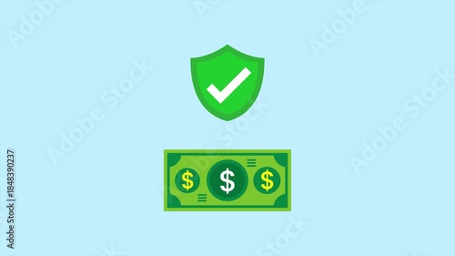 Secure payment, secure Financial Transaction Shield Icon
