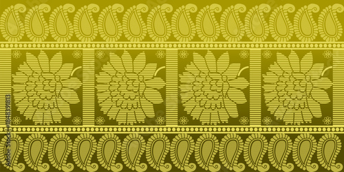 beautiful graphic saree design and this sari design is in Indian style which is for textile fashion industry and it can be used as wallpaper backdrop and website bg this style is originated in india 