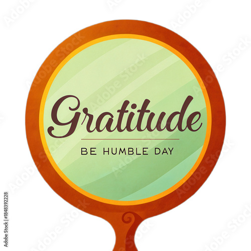 Gratitude is essential for fulfilling life, and this design features transparent background that enhances its message of humility and appreciation
