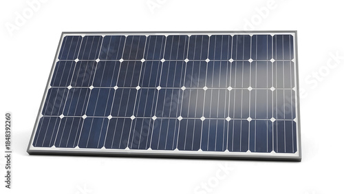 Solar panel on transparent background isolated on transparent background
