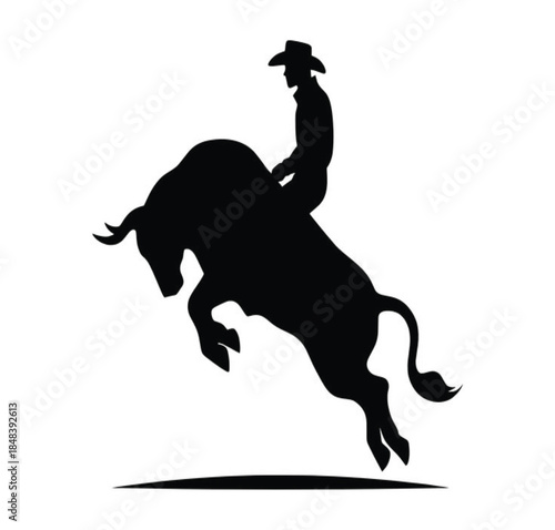 silhouette of a. cow wrestling....