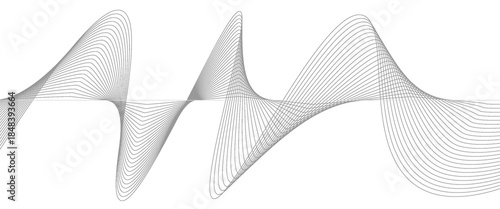 wireframe sound wave mixer abstract background, wireframe sound waves. Abstract motion lines.